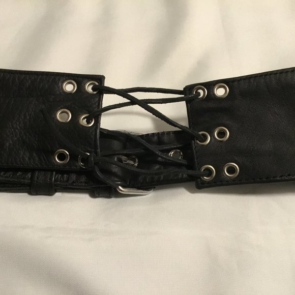 Silver Bike Adult Leather Chaps Size Medium Black Full Zip Leg Adjustable Waist - Picture 10 of 13